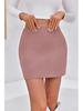Women's Corduroy High-Waisted A-line Pencil Mini Skirt - Autumn Casual Style