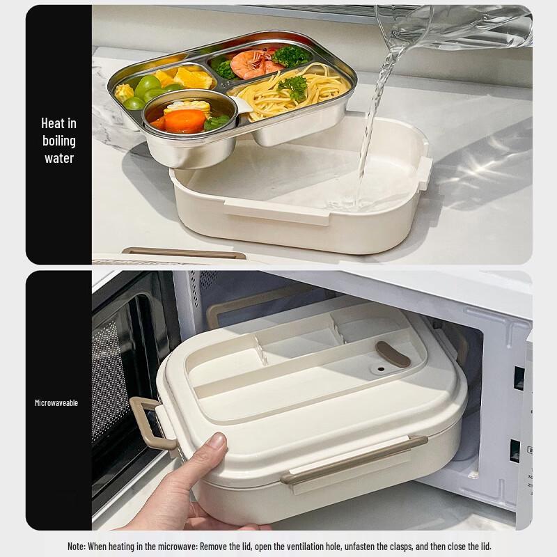 KATEI STORY 316 Stainless Steel Microwaveable Insulated Lunch Box