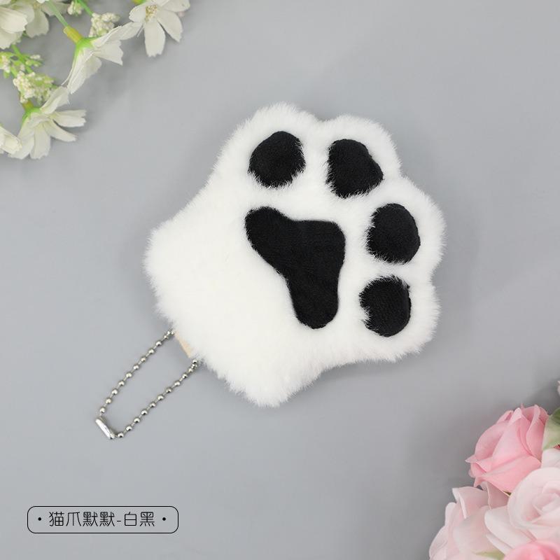 Simulation Animal Claw Trinkets Keychain Cat Small Decorative Doll Small Accessories Cute Plush Cat Claw Small Pendant