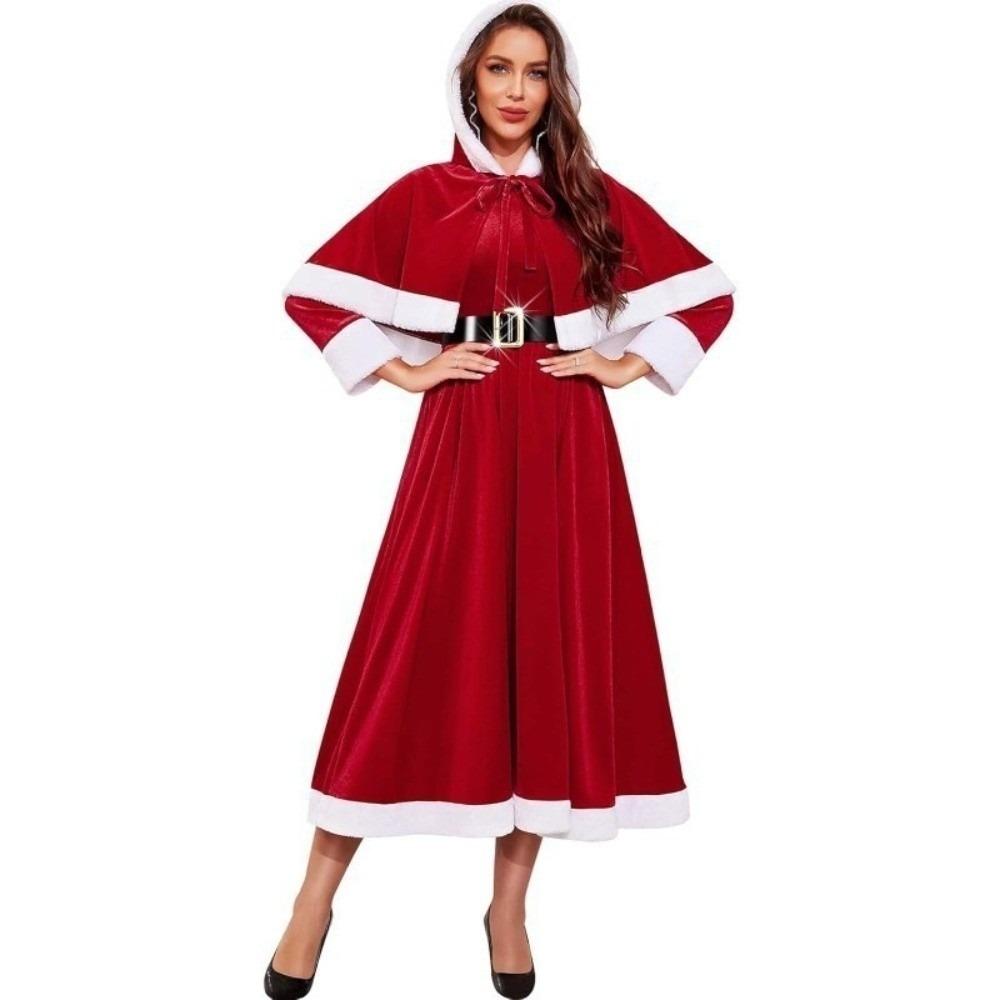 

Cosplay Women Christmas Costume Red Christmas Swing Dress New Christmas Dress New Year S