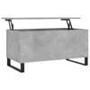  Coffee Table, Concrete Grey, 90x44.5x45 Cm