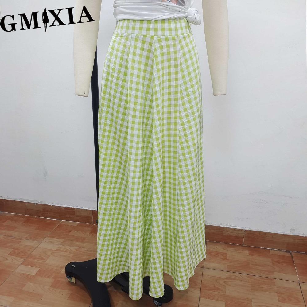 

GMXIA Women s Fashion Leisure Casual Summer Spring Skirt XXL зелёный