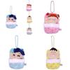 Cute Crayon Shin-chan Defense Squad Plush Keychain Ultra Soft Stuffed Toy