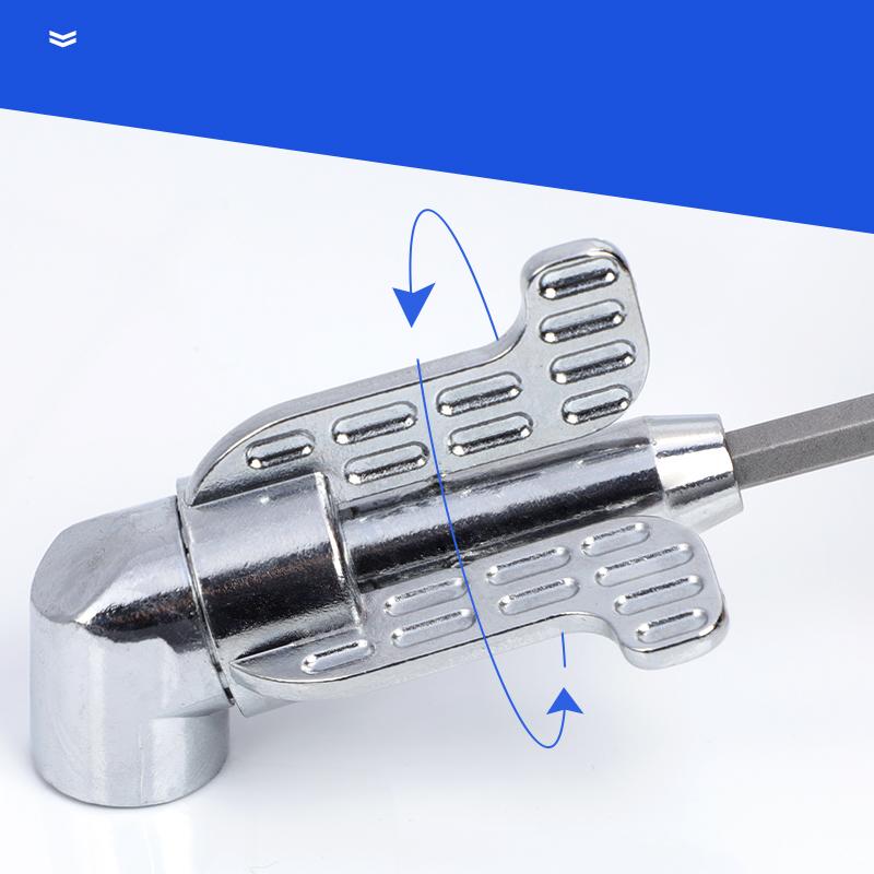 Right Angle Drill Attachment,105 Degree Right Angle Drill Bit Adapter,Angled Screwdriver for Tight Space (LONG&SHORT)-Silver
