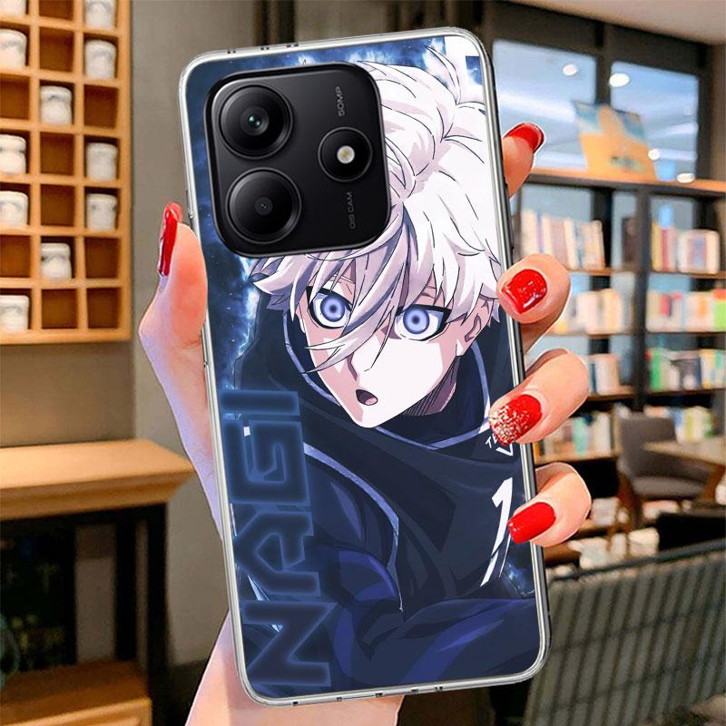 Blue Lock Nagi Seishiro Phone Case For Xiaomi Redmi Note 15 14 13 12 11 10 Pro Plus 14S 12S 11S 11T 11E 10S Soft Fundas Shell Re