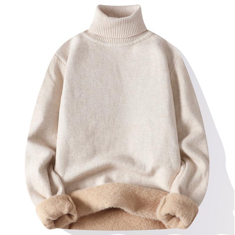 Maglione caldo a collo alto da uomo autunno inverno Maglioni da uomo lavorati a maglia Maglione a collo alto da uomo Maglione casual slim fit