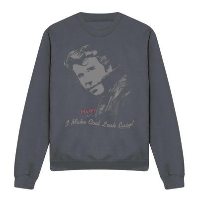 Happy Days Unisex Adult Cool The Fonz Sweatshirt