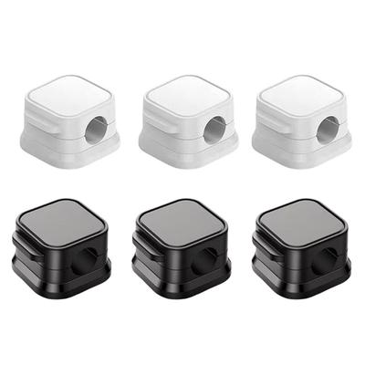 Magnetic Mouse Wire Organizers Desktop Cable Clip Protectors Cord Winder Self-Adhesive USB Charging Line Holder