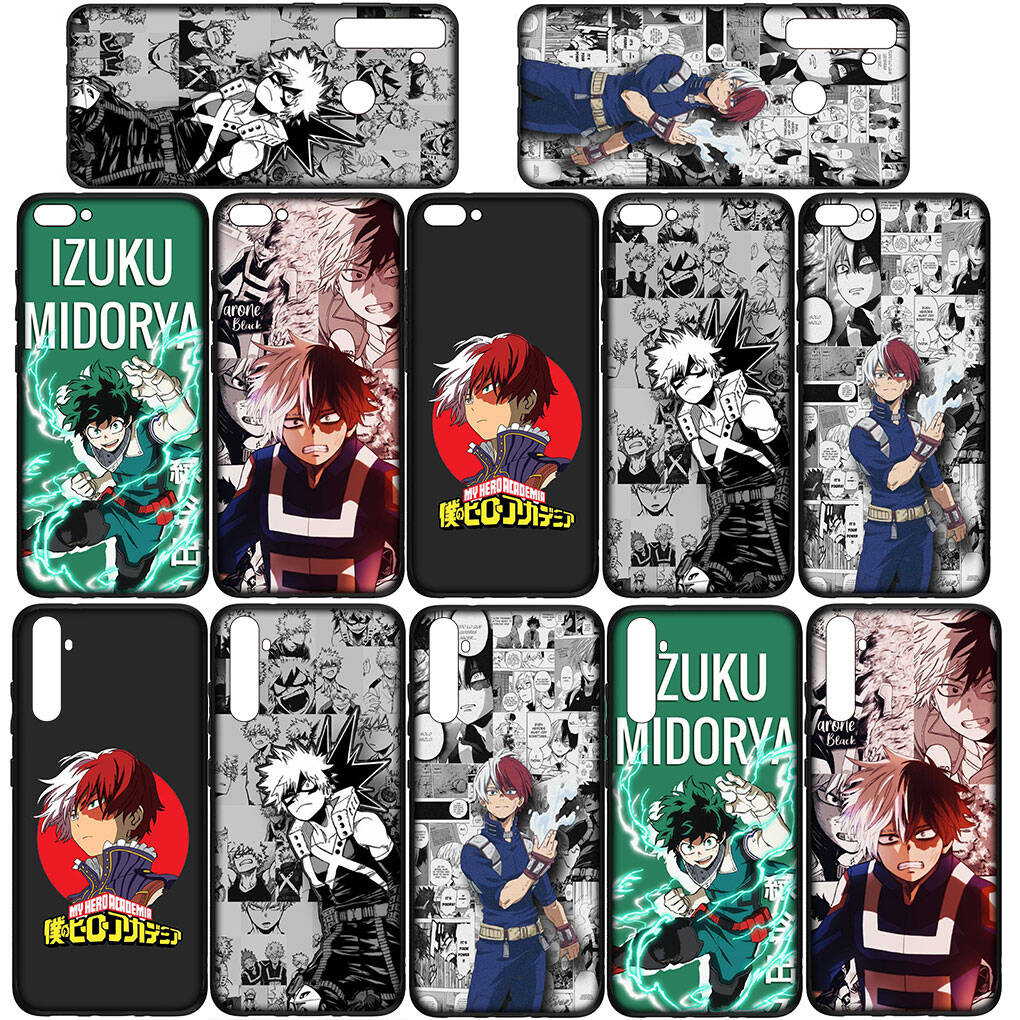for iPhone 17 16 15 Xiaomi Poco Redmi Note 14 13 12 11 Pro Max Samsung Galaxy S25 S24 S23 OPPO Huawei Todoroki Shoto BNHA My Hero Academia Phone Case