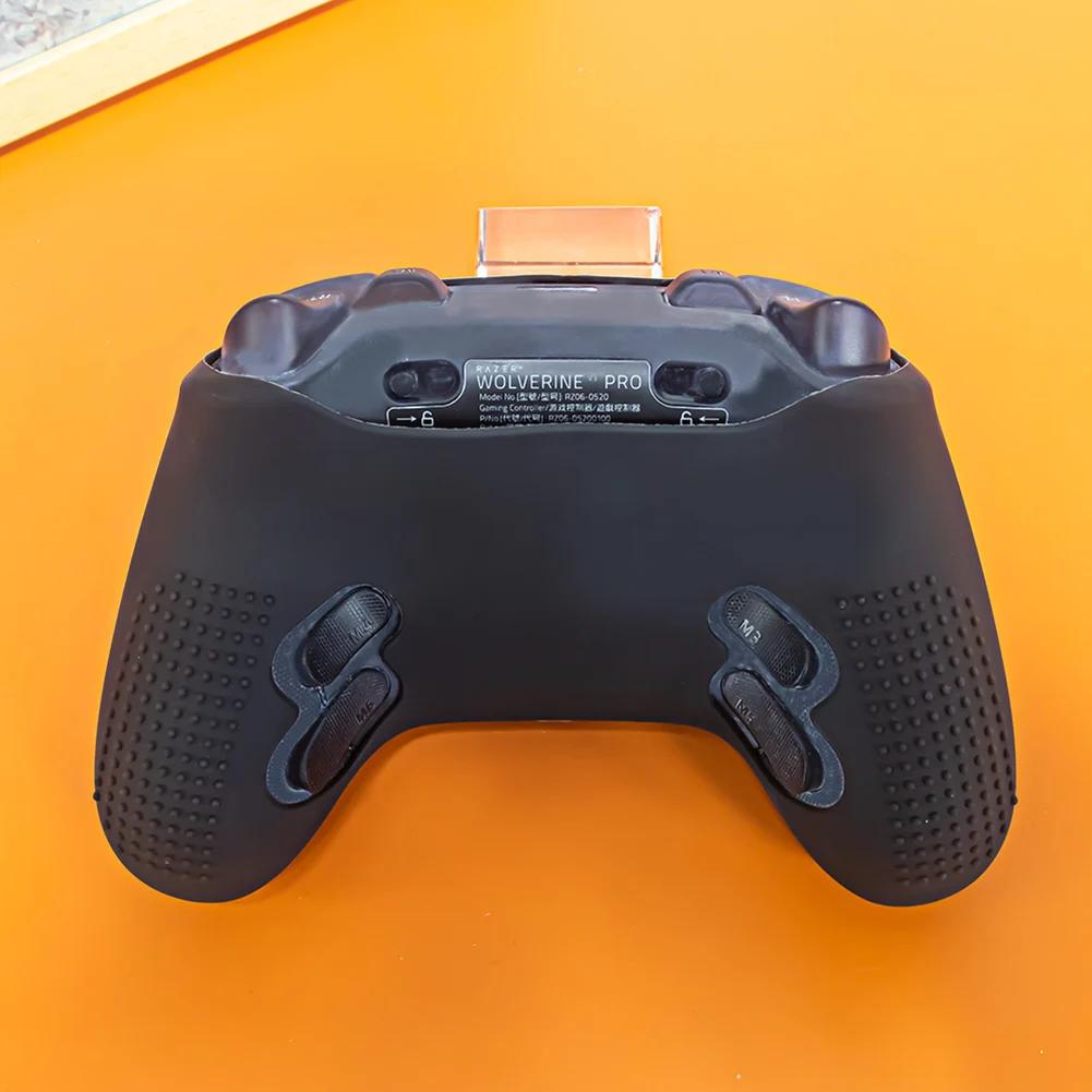 Para Controlador de Jogo Razer Wolverine V3 Pro Capa de Silicone Macia Capa Protetora de Silicone à Prova de Quedas Cobertura Protetora Completa