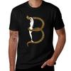 Erté - The Letter B From The Alphabet Suite, 1976 T-shirt T Shirt Man Luxury T Shirt Custom Print Man T Shirts Cotton T-shirt