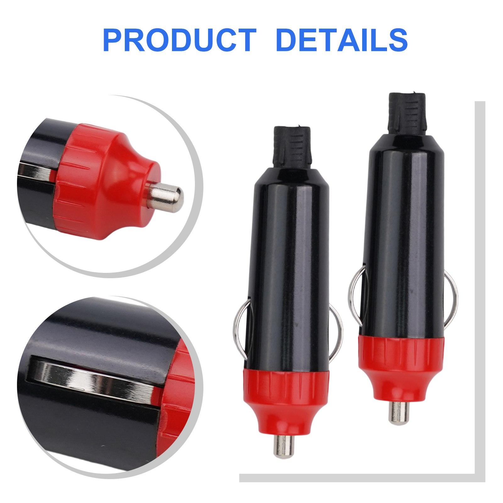 

2pcs Waterproof DC 12V 24V Male Car Socket Connectors Compatible with Vehicle Power Supply and Connector Replacement China Mainland