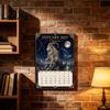 Holiday Gift for Astrology Lovers 2027 Twelve Zodiac Bead Art Calendar Kit, Handmade Rhinestone Painting 12 Month Themed Wall Hanging Calendar,