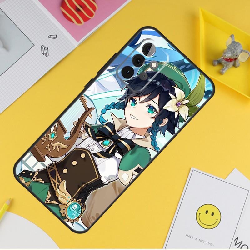 Genshin Impact Venti Hülle Für Samsung Galaxy A36 A16 A56 A06 A54 A34 A14 A13 A53 A12 A22 A32 A52 A35 A17 A15 A55