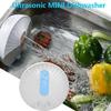 Portable 12W Ultrasonic Mini Dishwasher Washer Automatic Vegetable Fruit Washing USB Smart Home