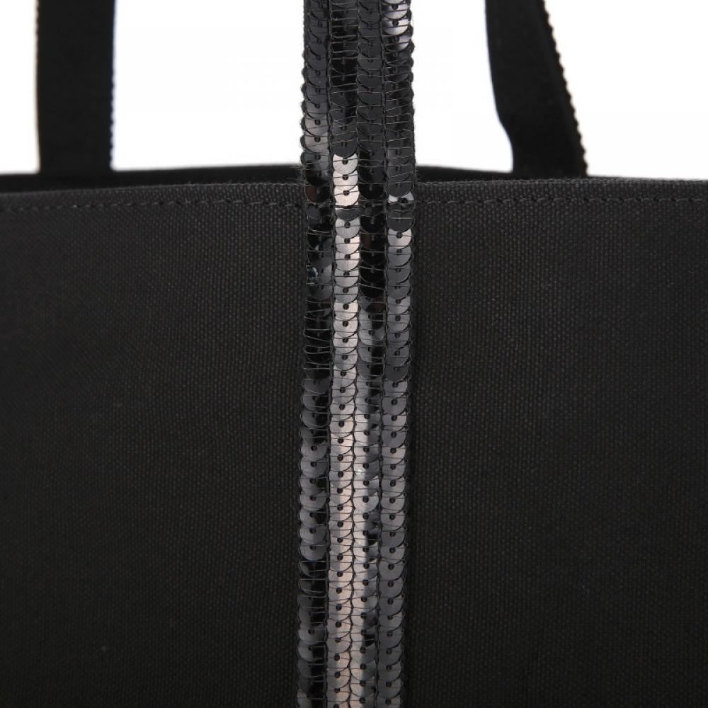 Vanessa Bruno Cabas Moyen Spangle Medium Tote Bag 0pve01 V40413 999