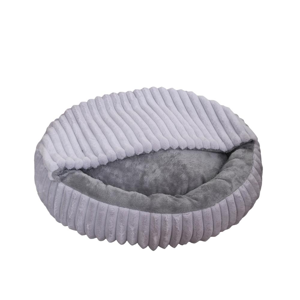 Dog Bed with a Blanket for Indoor Dogs Cats Washable Round Cat Bed Cave Soft Fluffy Pet Bed for Kitty and Small Medium Dogs