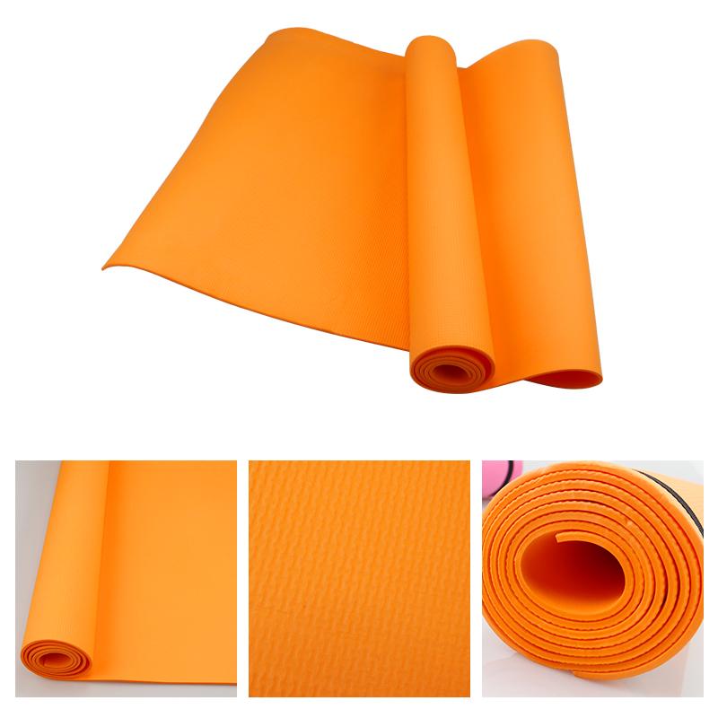 4MM Mata do Jogi z PVC Antypoślizgowy Koc PVC Gimnastyczny Sport Zdrowie Odchudzanie Fitness Mata do Ćwiczeń Kobiety Sportowa Mata do Jogi