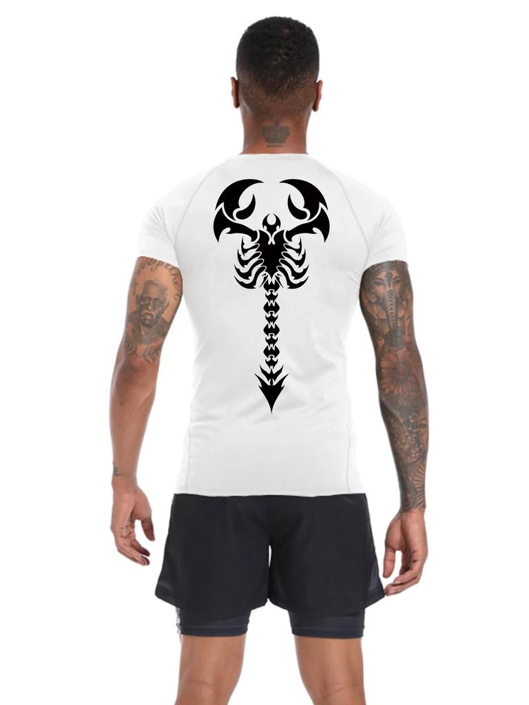 Men's Gym Clothing Sun Protection Sports Second Skin Running T-shirt  Fitness  Long Sleeves Compression Shirt Workout Clothing