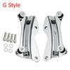 Motorcycle Detachable Backrest Sissy Bar Luggage Rack For Harley Road King Street Glide Electra Glide Standard CVO 2014-2024