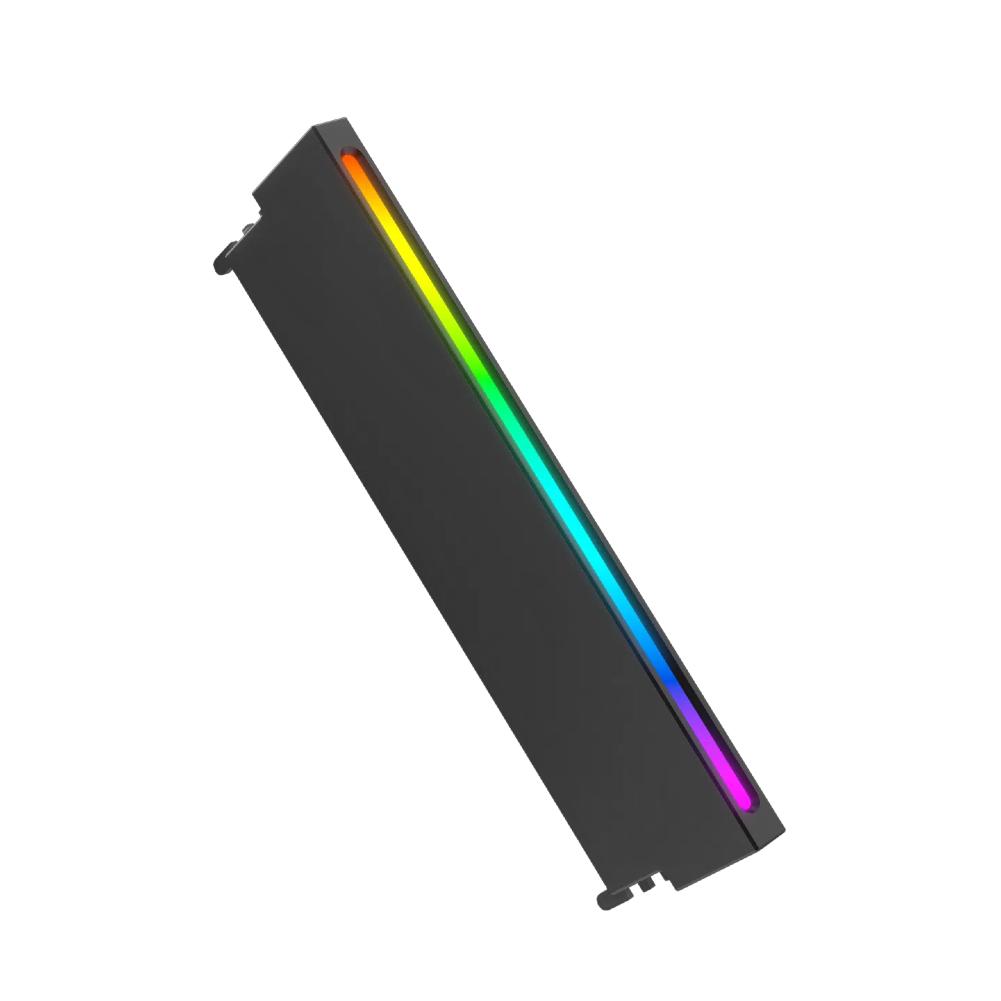 Universal Memory Heat Sink 5V 3PIN ARGB AURA Sync Aluminum Alloy Memory Module Heatsink DDR3 DDR4 DDR5 for Desktop PC RAM Memory