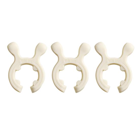 3 Stück Silikon Topfgriff Hitzebeständig Spatelhalter Rutschfest Utensilienklemme Anti-Überkochen Überlauf Dampföffnung Küchenorganisator Kochzubehör