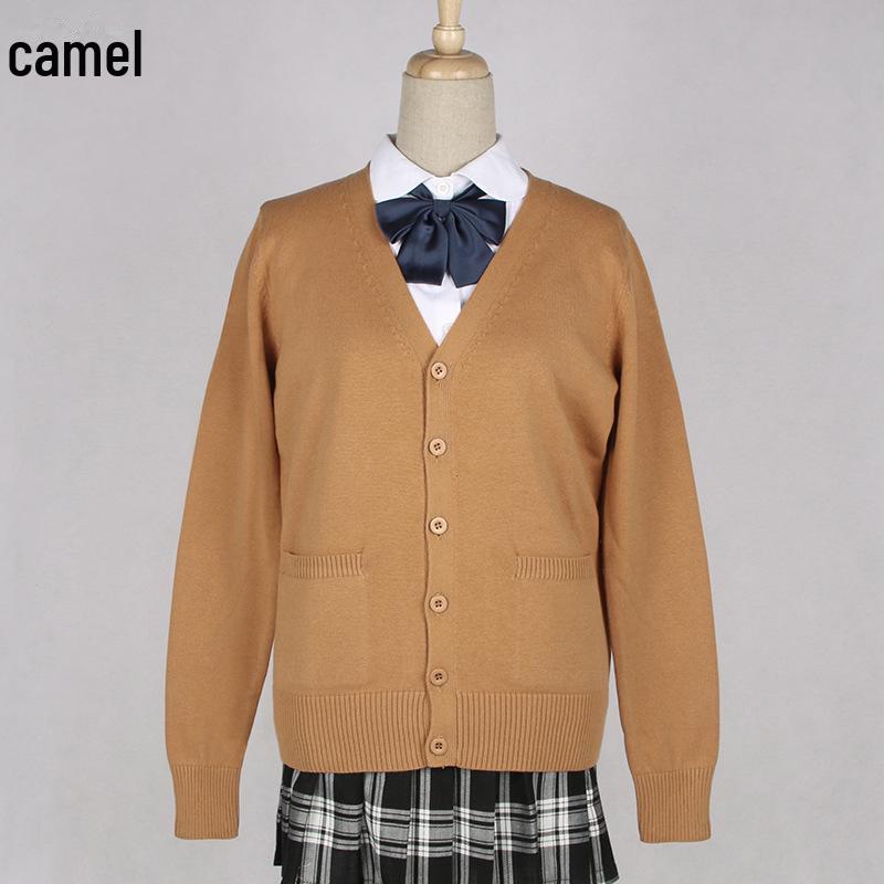 Svetr kardigan ve stylu sen pro JK pro ženy - Vysokoškolská uniforma, jaro a podzim