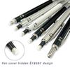 10Pcs School Students Stationery Mini Eraser Mechanical Pencil Portable Replacement Tail Erasers Painting Erase Supplies
