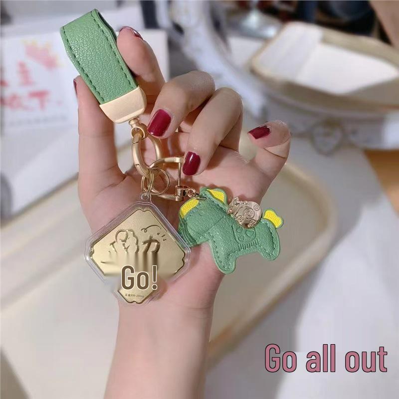 Pure 999 Gold 20mg Happy Birthday Princess Keychain Pendant