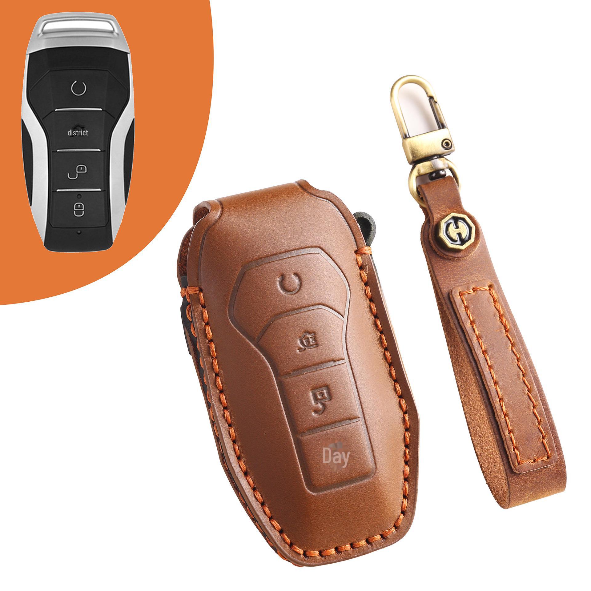 

Чехол для ключа BYD для Song Qin PLUS, Dolphin, Tang, Han, EV, e2 и Destroyer 05