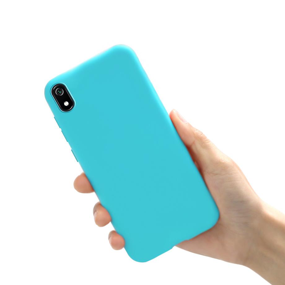 

Case For Xiaomi Redmi 7A Matte TPU Cases Silicone TPU Soft Cover For Redmi 7A Case Redmi 7A