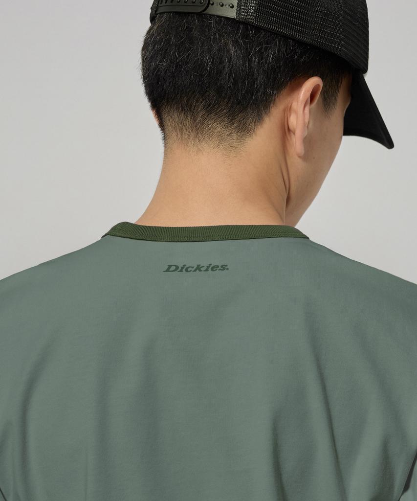 DICKIES Tree Logo Ringer T-Shirt Olive