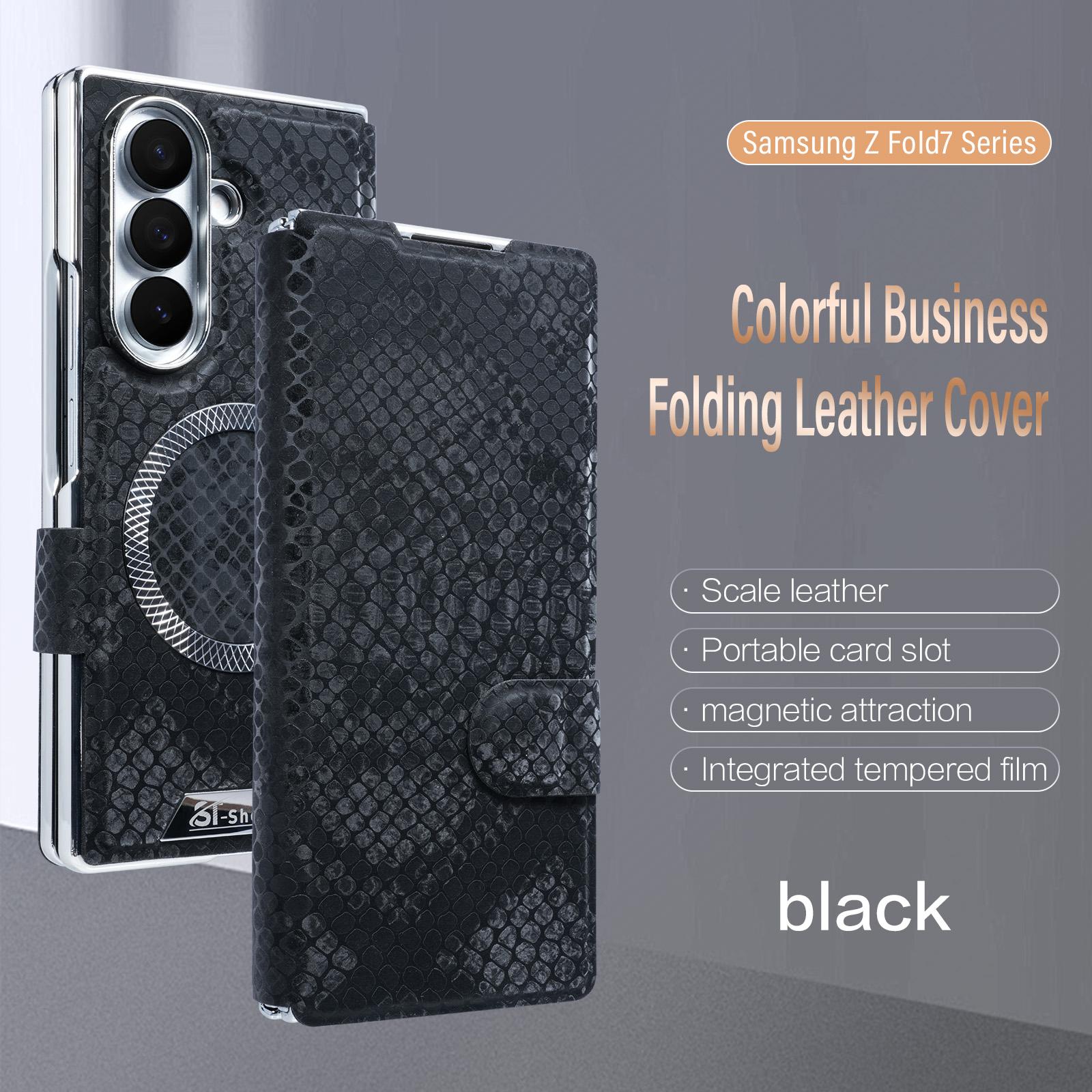High-end Business Card Holder Leather Magnetic