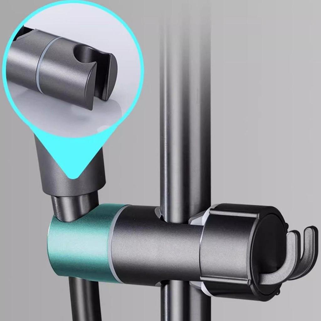 Držák sprchové hlavice Nastavitelný držák sprchové hlavice pro posuvnou tyč Otáčení o 360 stupňů Držák sprchy do koupelny pro WC v obytném voze Hotel