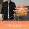 W Wonyo CPO Shirt Long Sleeve Flannel Thick Solid Adult Thermal Regular Retro Everyday Cool Outfit for and Size 4XL Men's Jacket, Shirt, Wool-Like