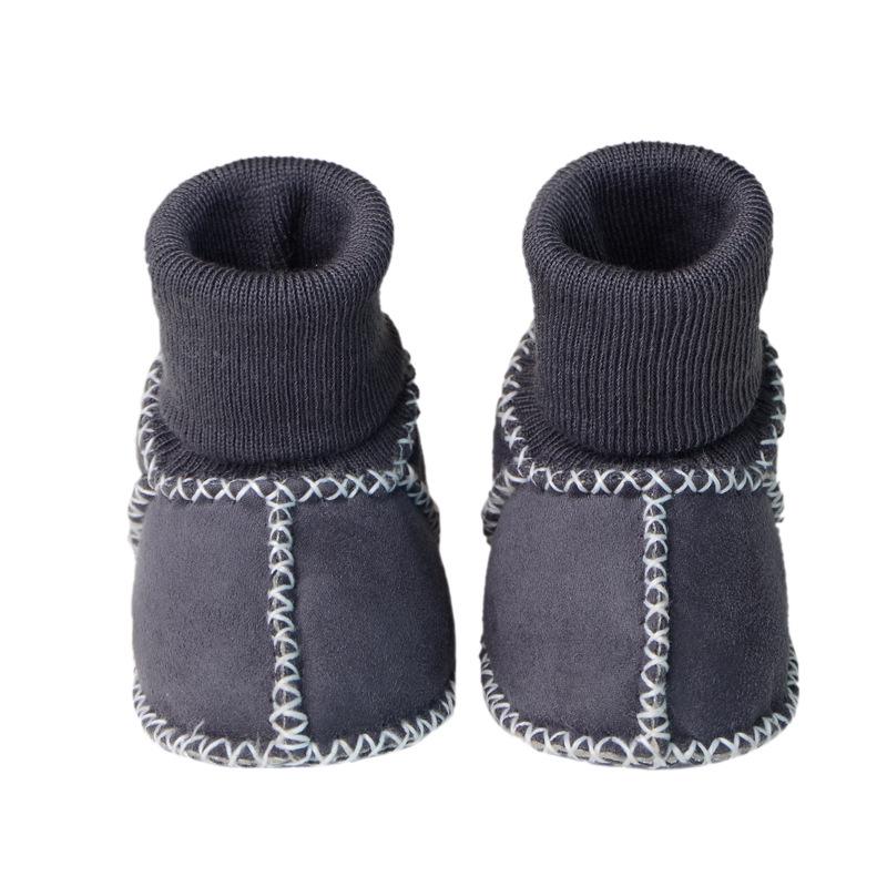 Winter Velvet Soft Sole Baby Toddler Shoes & Socks, 0-12 Months