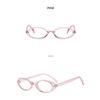 Ladies Glasses, Retro Small Frame Flat Glasses.