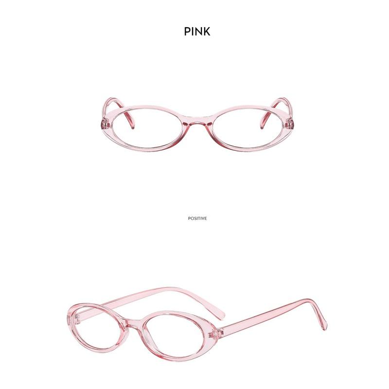 Ladies Glasses, Retro Small Frame Flat Glasses.