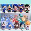 Charming Genshin Impact Keychain Silicone Accessories Perfect Birthday Gifts