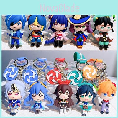 Charming Genshin Impact Keychain Silicone Accessories Perfect Birthday Gifts