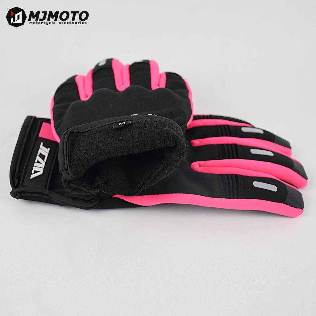 Motorcycle Gloves Women Touchscreen Motocross Gloves Hard Shell Protective Anti-fall Motorbike Gloves Waterproof for ATV BMX MTB