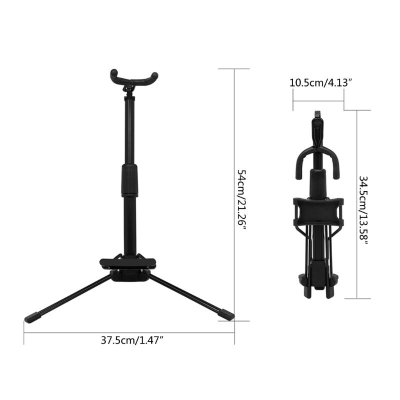 Foldable Portable Alto Tenor Saxophone Stand Sax Tripod Holder Instrument Saxophone Accessories for Alto Tenor Saxophone