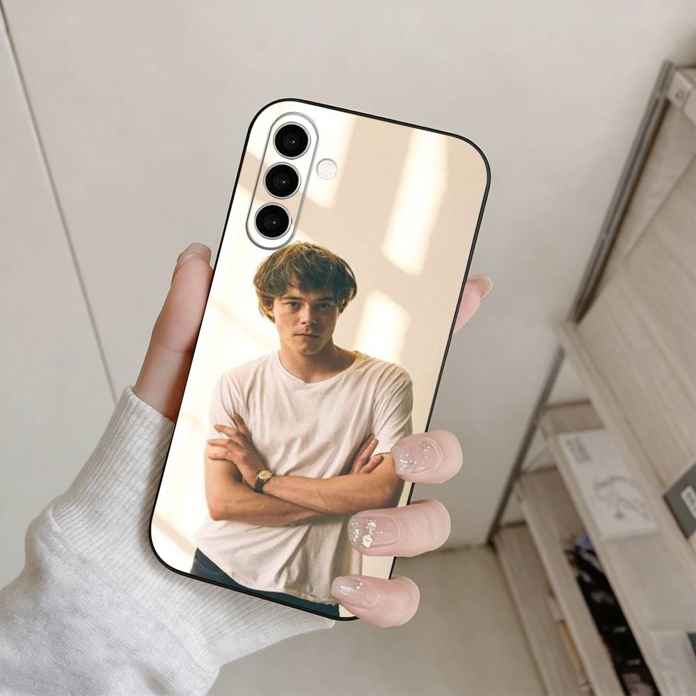 British Actor Charlie Heaton Phone Case For Samsung Galaxy A73,A72,A71,A70,A53,A52,A51,Others Soft Black Cover