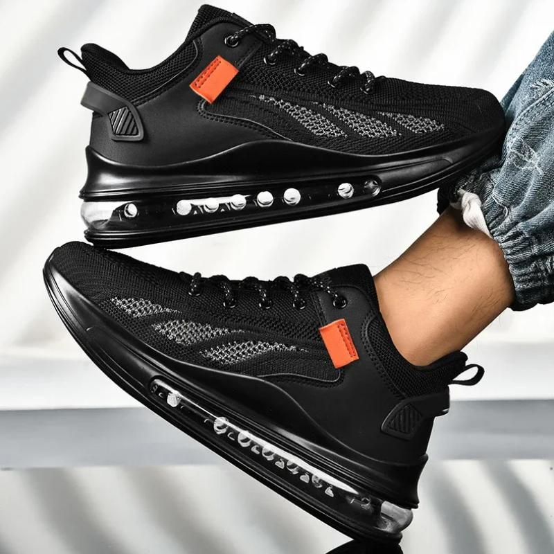 

Мужская обувь, кроссовки, мужские теннисные туфли класса люкс, мужские повседневные кроссовки для бега, дышащие модные лоферы, кроссовки для мужчин, размер 39-48 48 чёрный