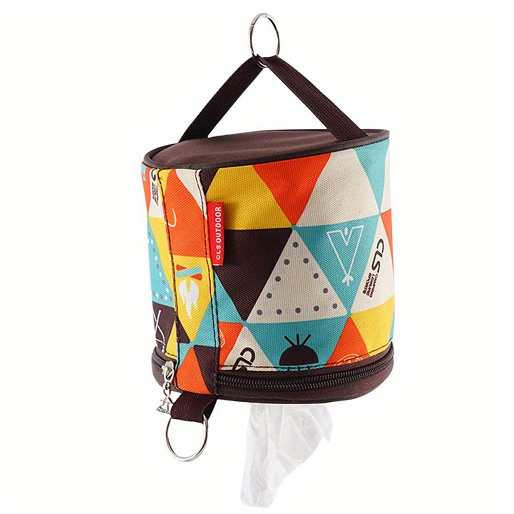 National Style Folding Toilet Paper Tissue Case Holder Portable Travel Napkin Storage Box Toilet Paper Container for Picnic Home