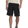Adidas Solid Color Lace-Up Letter Print Shorts Men Shorts Black HB6590-BLACK