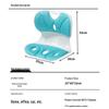 Ergonomic Lumbar Support Cushion & Posture Corrector with Cervical Traction for Office Use