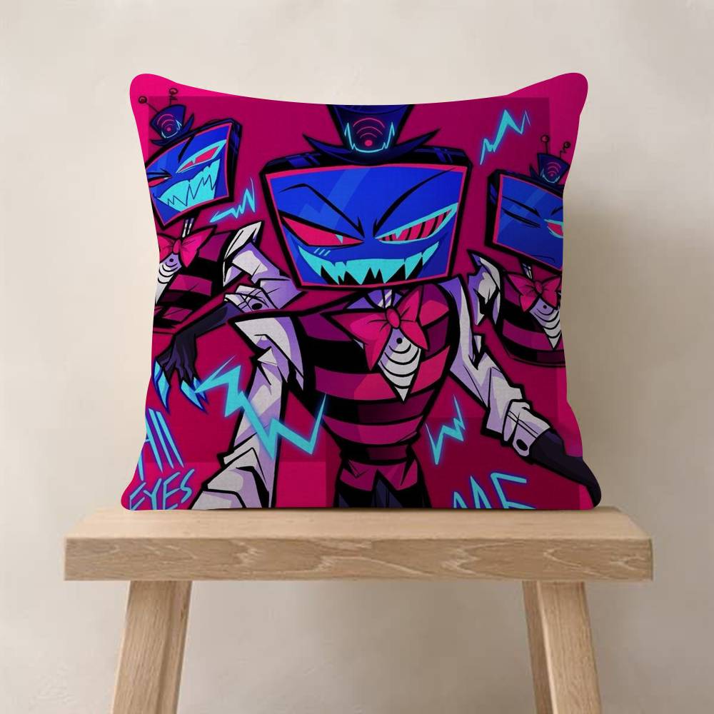 Anime HHelluva Boss Vox   Pillow Gift Home Office Decoration Bedroom Sofa Car Cushion Cover case 45x45