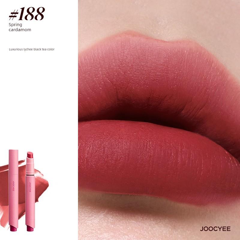 Joocyee Fermented Lipstick Pen Powder Matte Soft Mist Fashionable Elegant Brown Lipstick Nude Lipstick Official Authentic Product