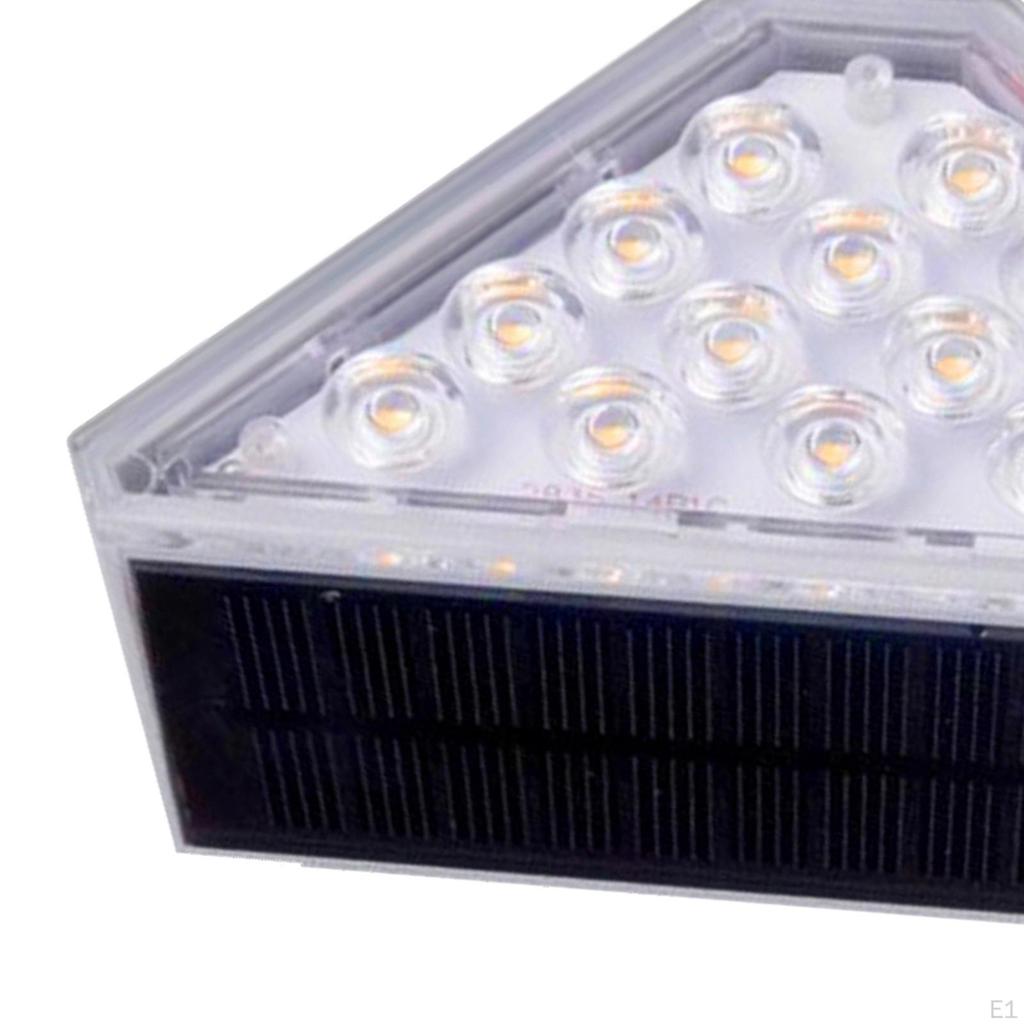 LED Step Lights, Solar Stair IP68 Waterproof Outdoor Lights Powered